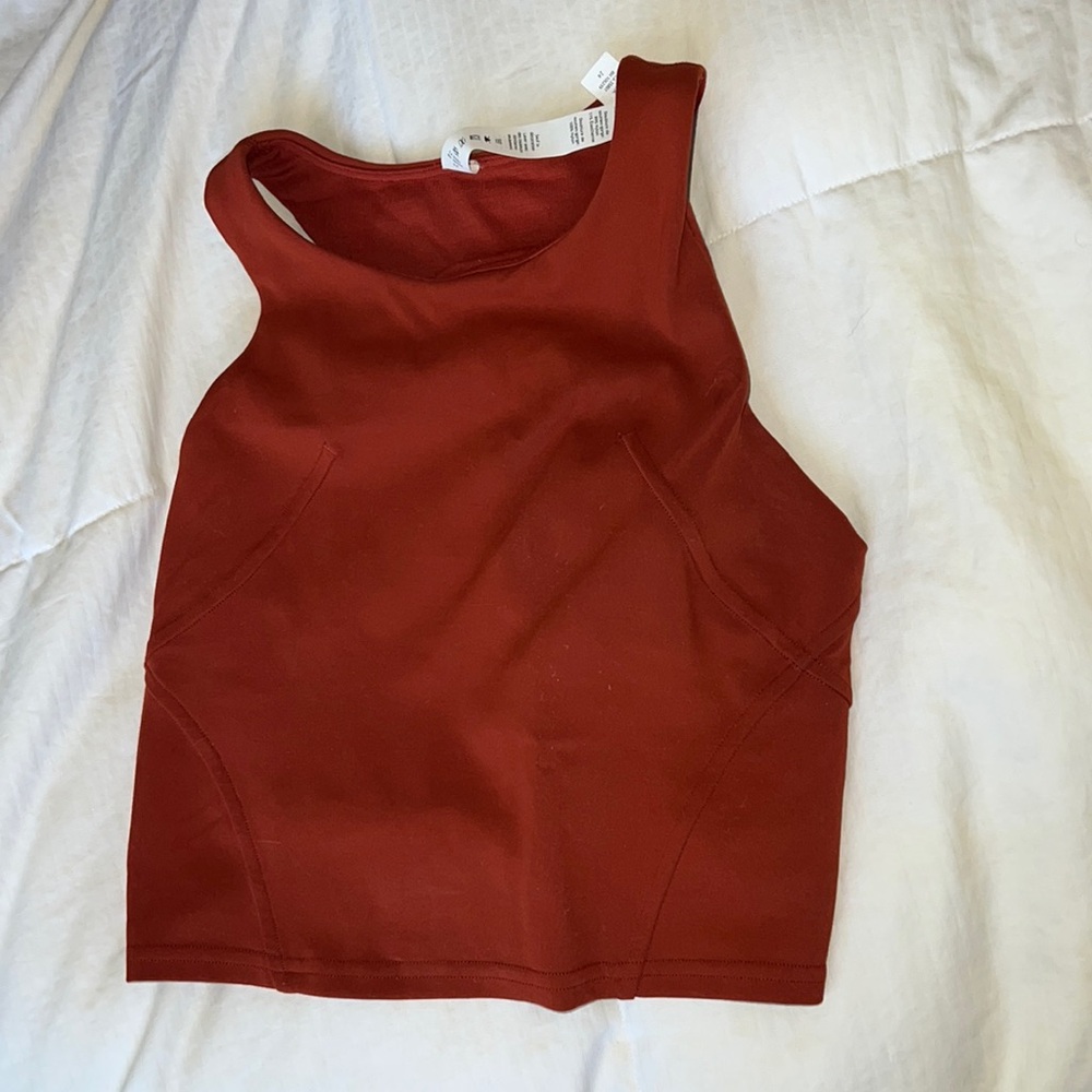 Wunder train racer back tank top